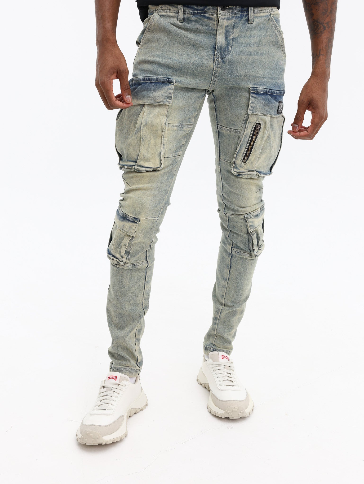 Cutty Cargo Pants Denim Tint